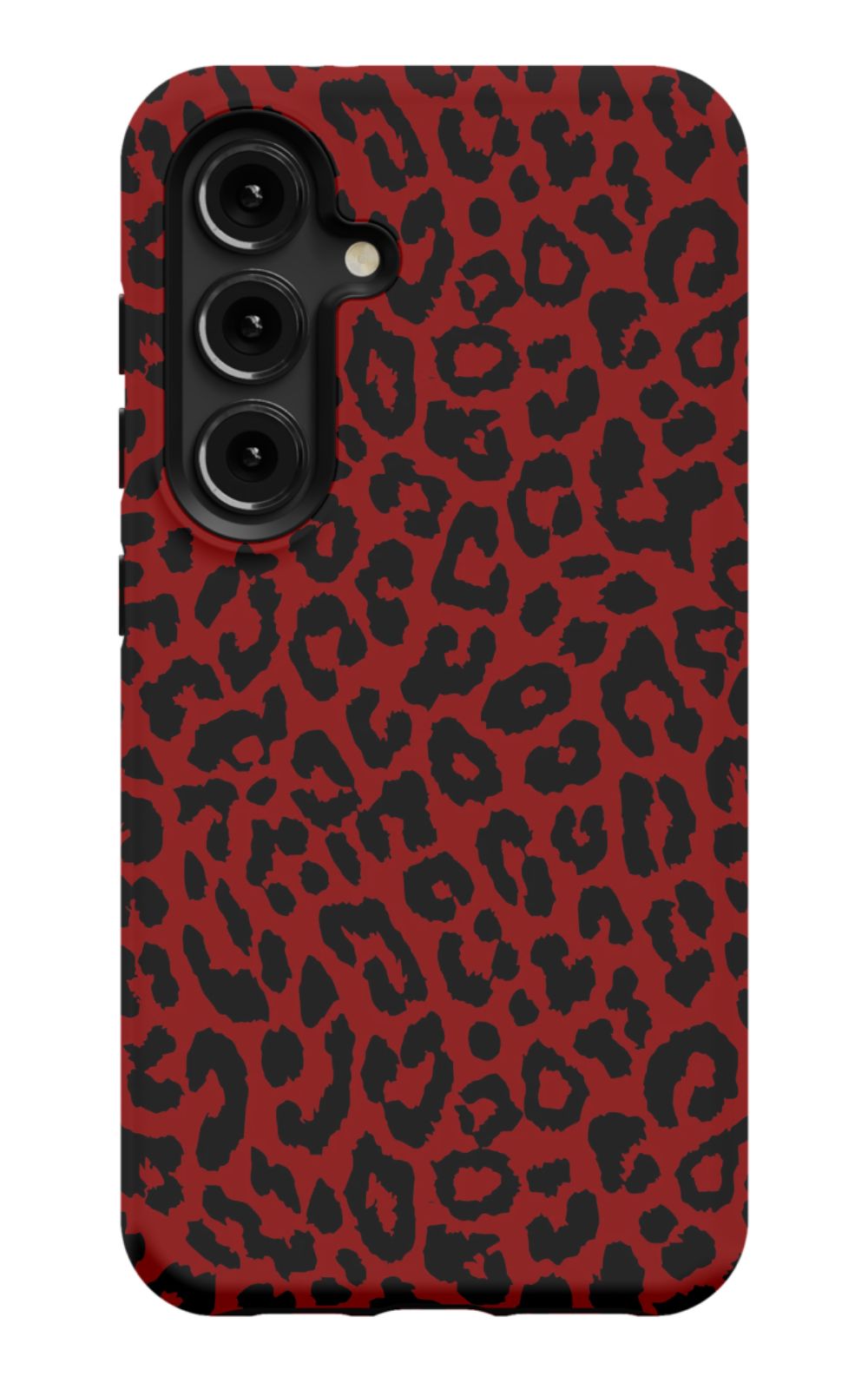 Red Leopard Print Phone Case