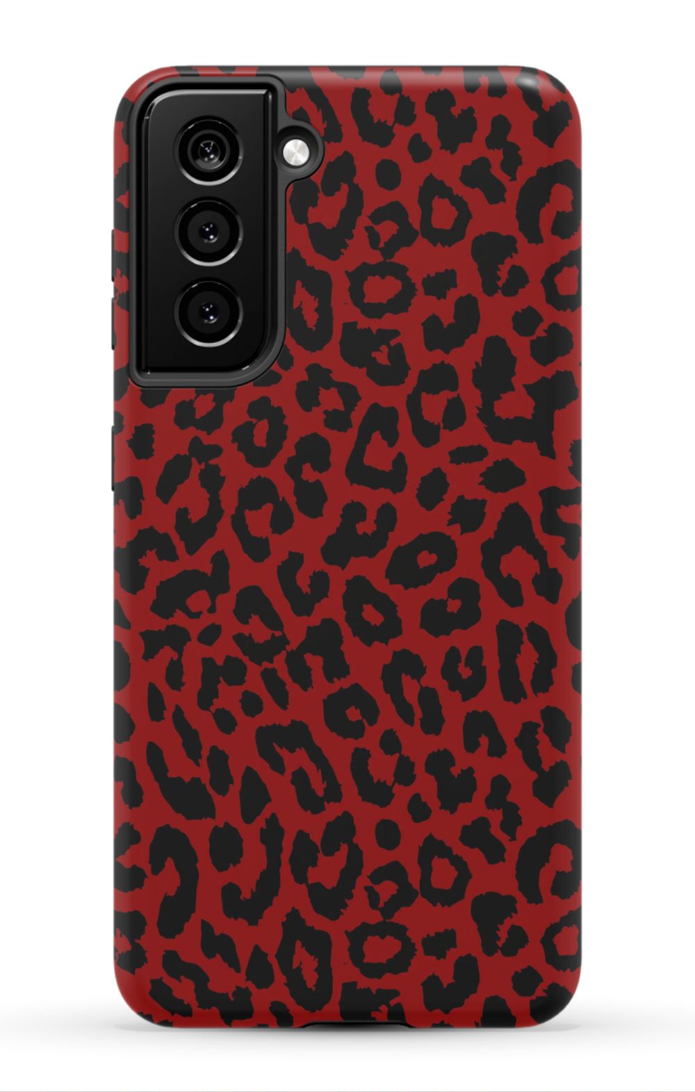 Red Leopard Print Phone Case