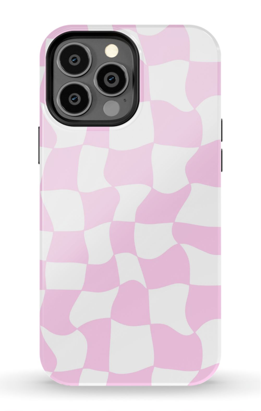 Light Pink Checkered Phone Case