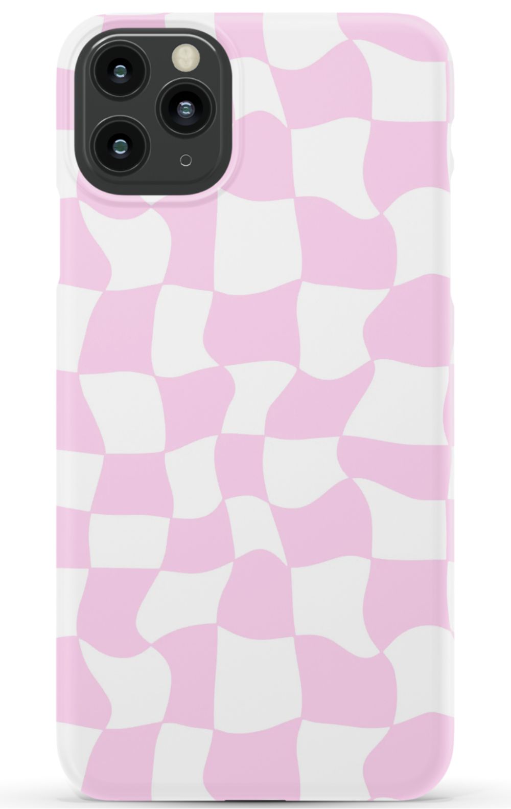 Light Pink Checkered Phone Case