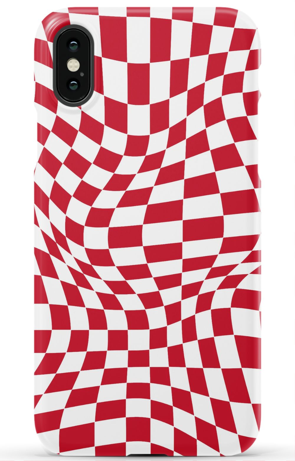 Red White Checkered Phone Case