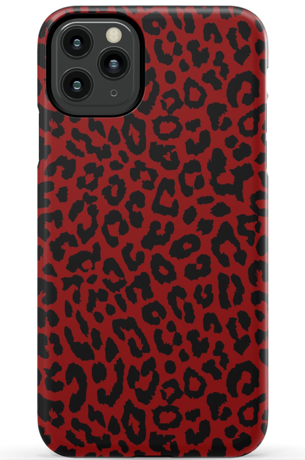 Red Leopard Print Phone Case
