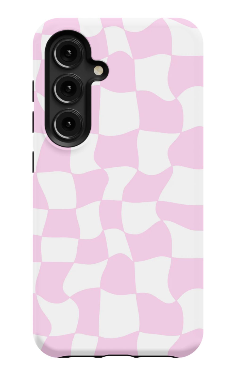 Light Pink Checkered Phone Case