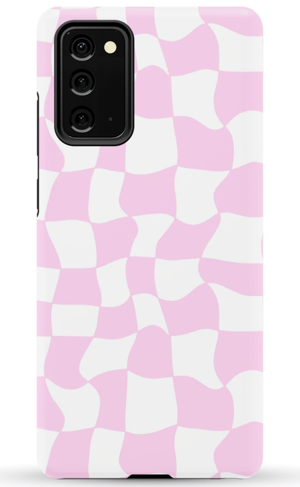 Light Pink Checkered Phone Case