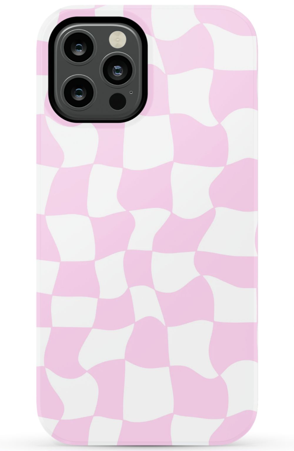 Light Pink Checkered Phone Case