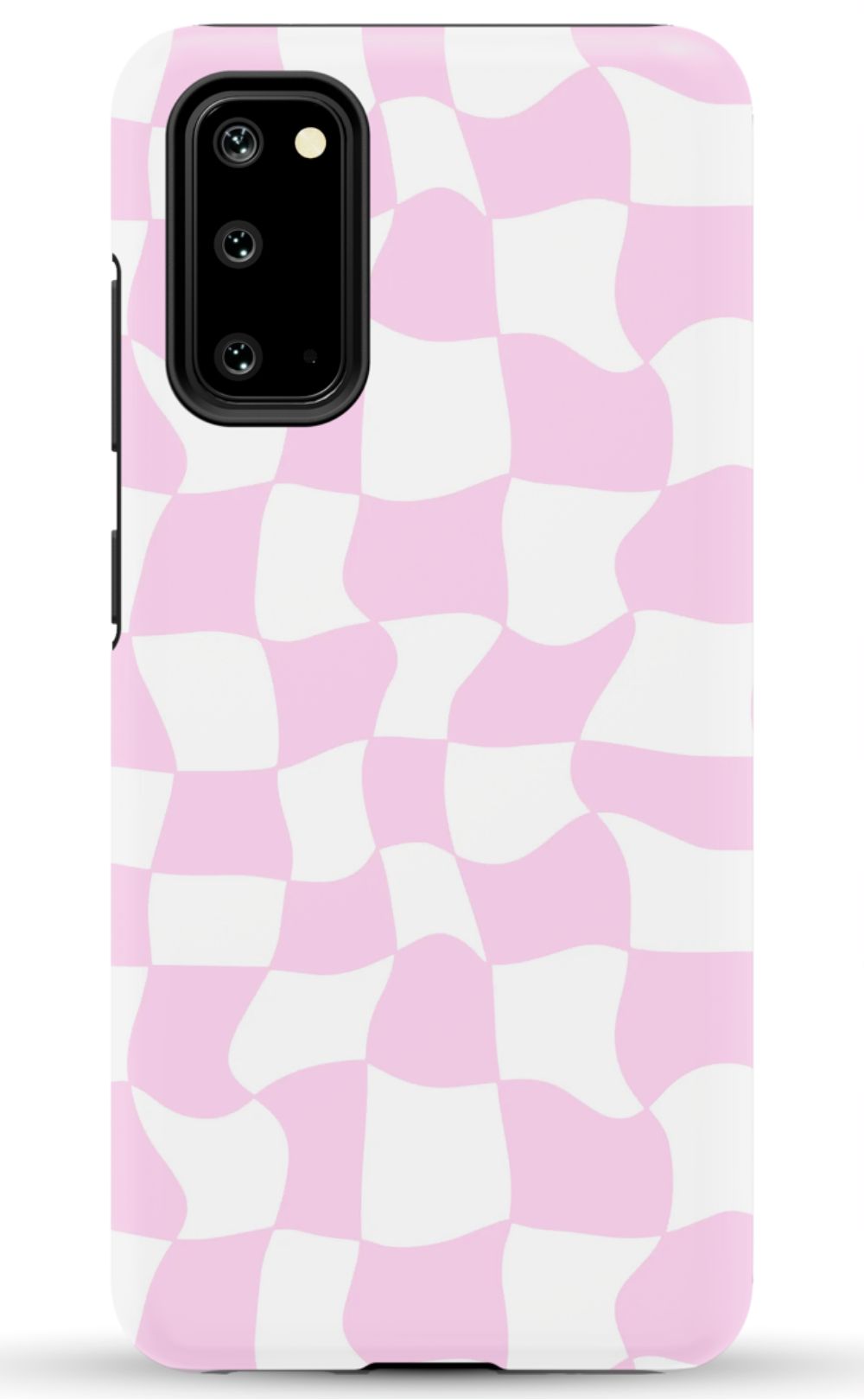 Light Pink Checkered Phone Case