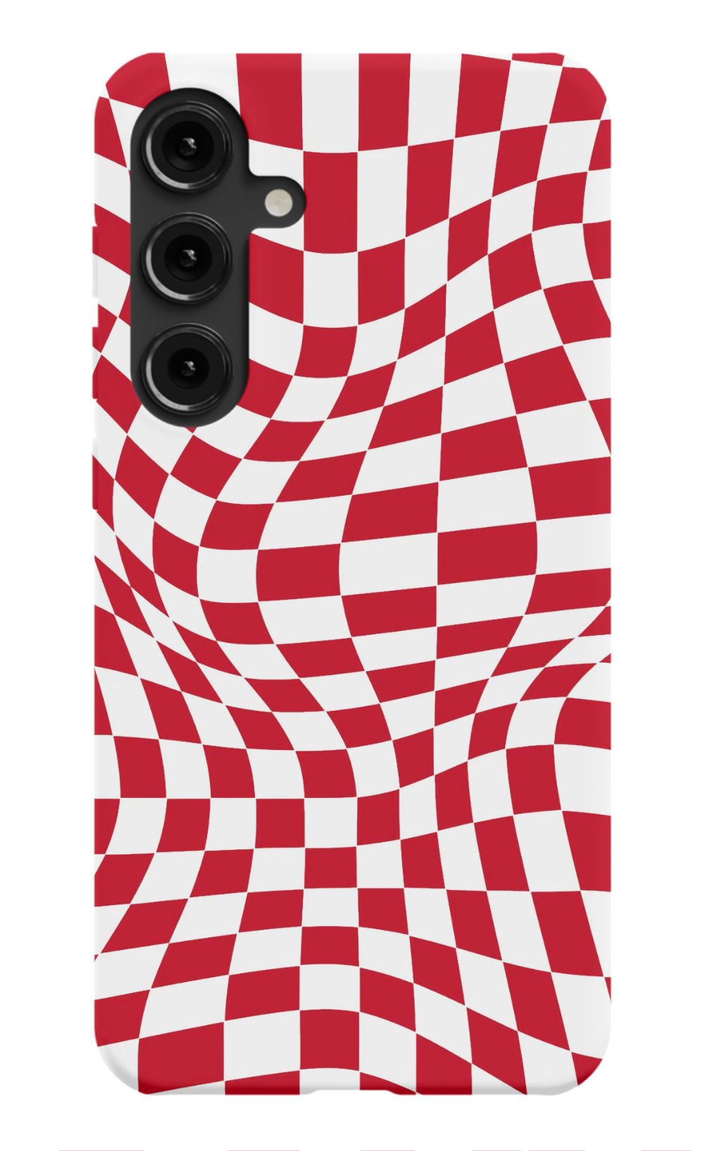 Red White Checkered Phone Case