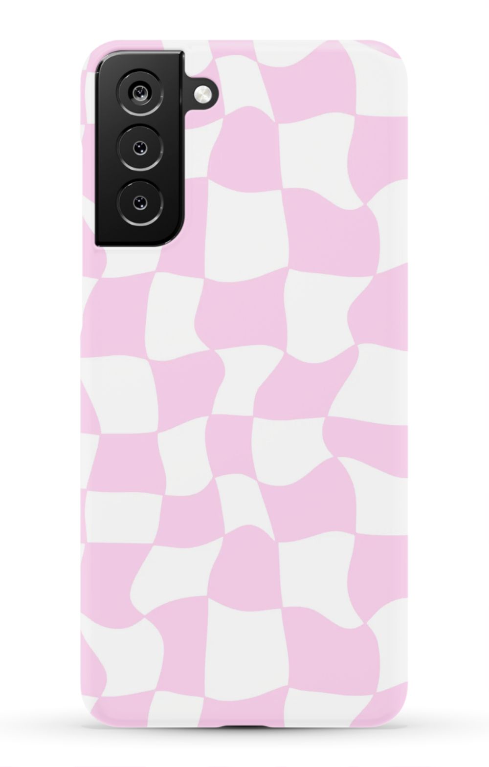 Light Pink Checkered Phone Case