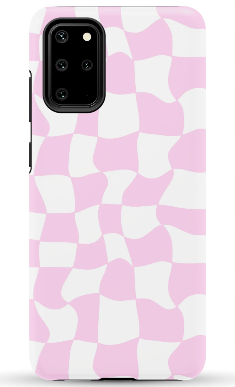 Light Pink Checkered Phone Case
