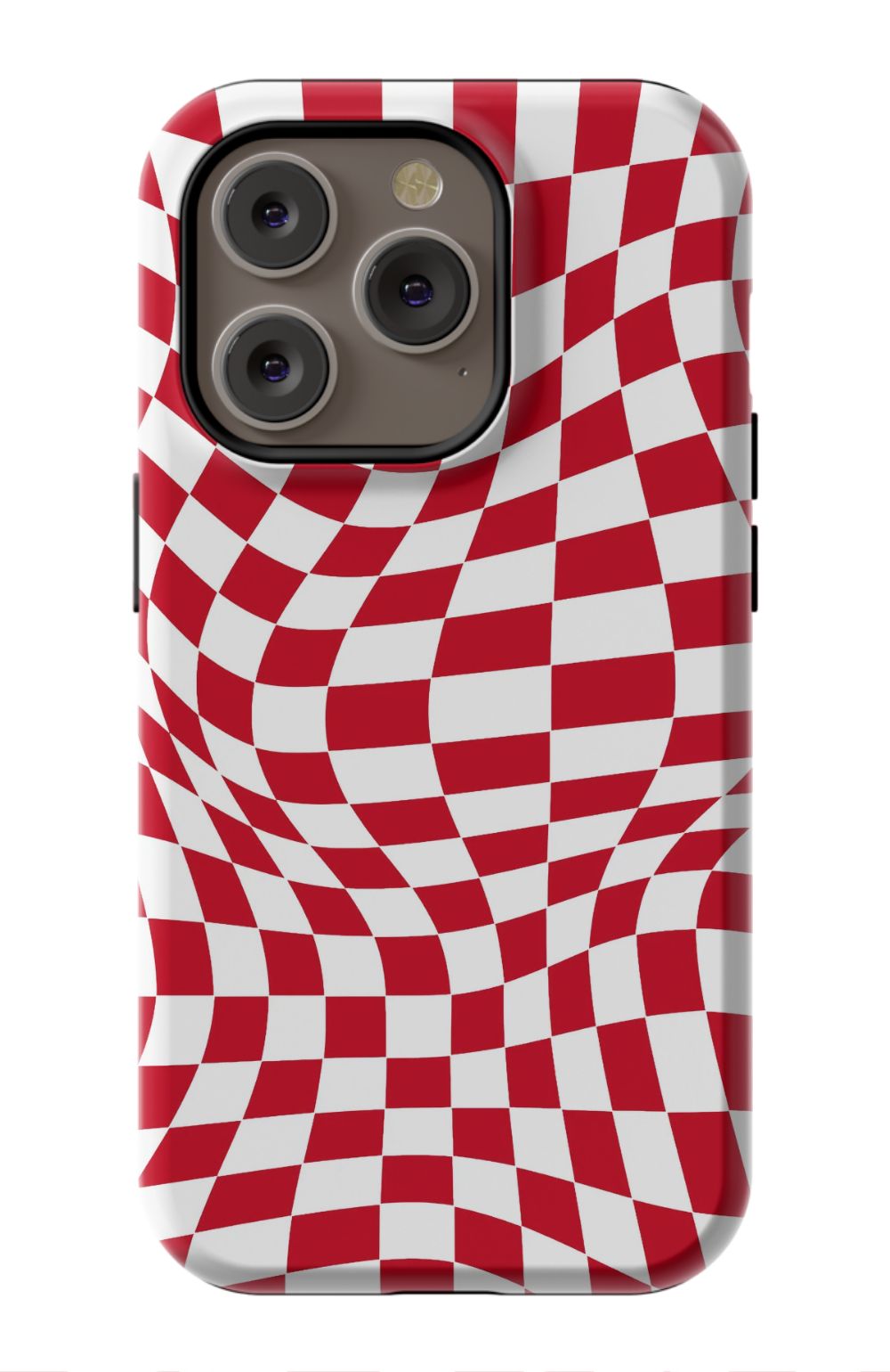Red White Checkered Phone Case