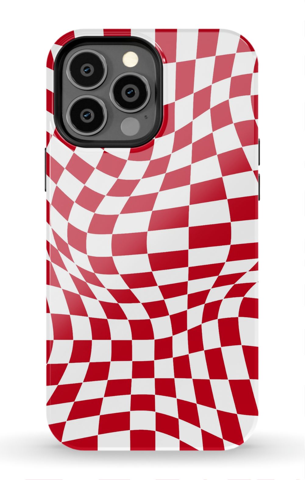 Red White Checkered Phone Case