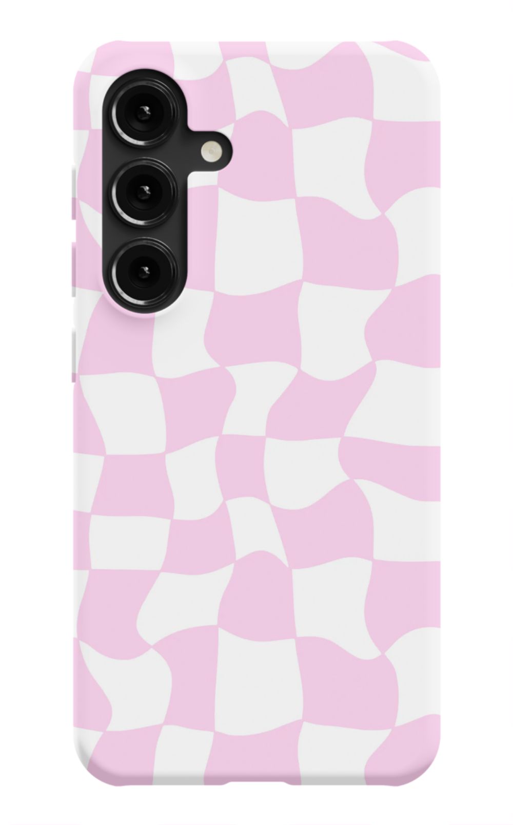 Light Pink Checkered Phone Case
