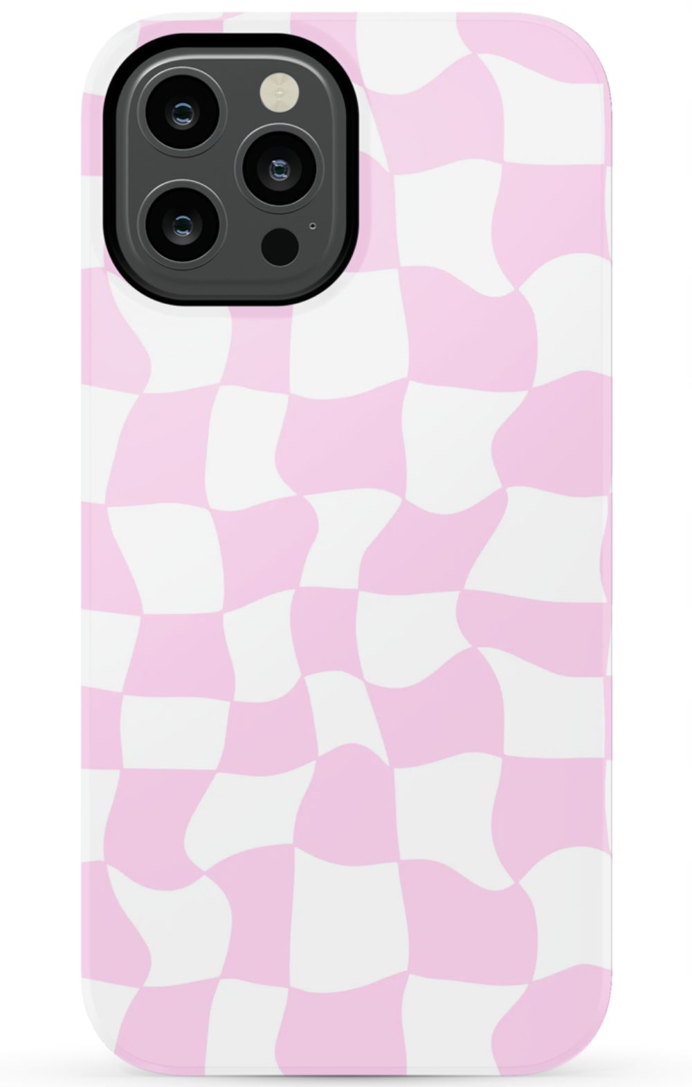 Light Pink Checkered Phone Case