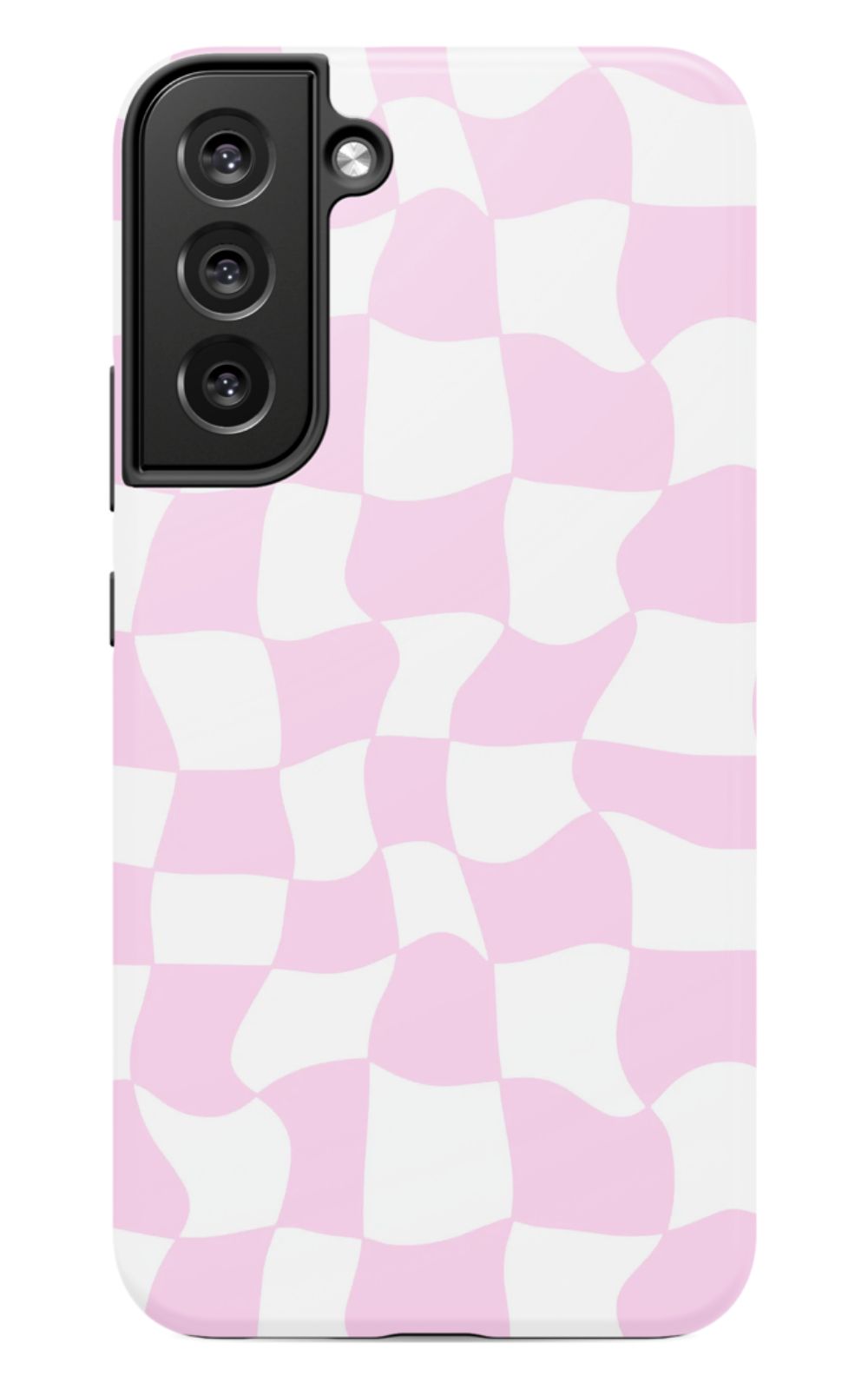 Light Pink Checkered Phone Case