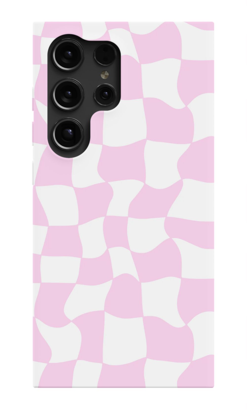 Light Pink Checkered Phone Case