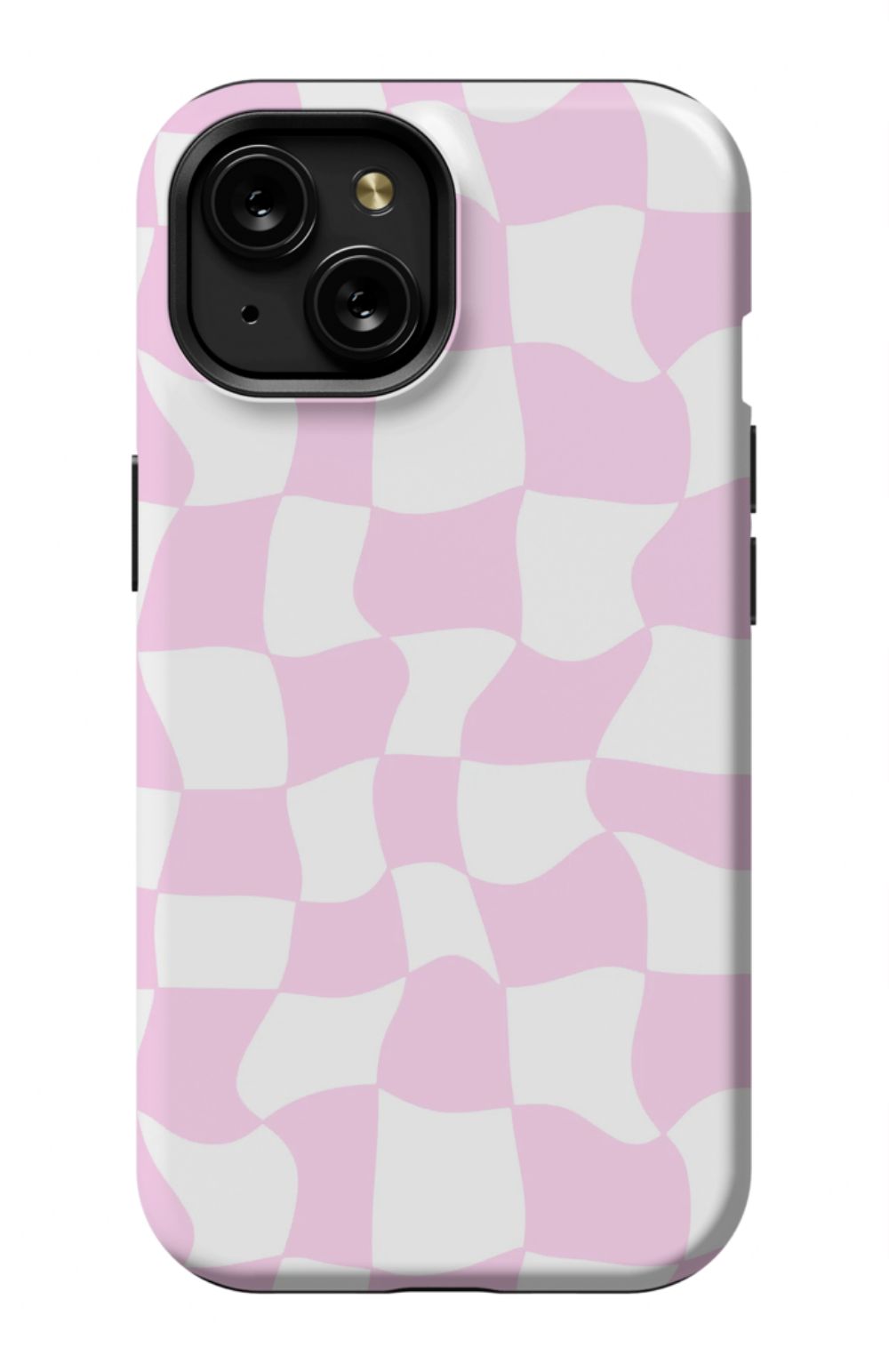 Light Pink Checkered Phone Case