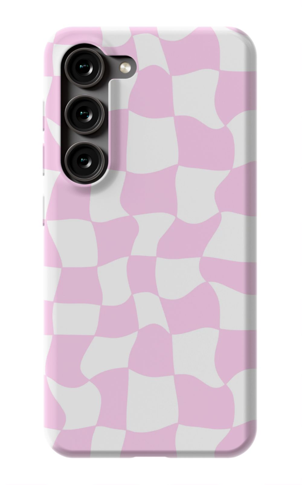 Light Pink Checkered Phone Case