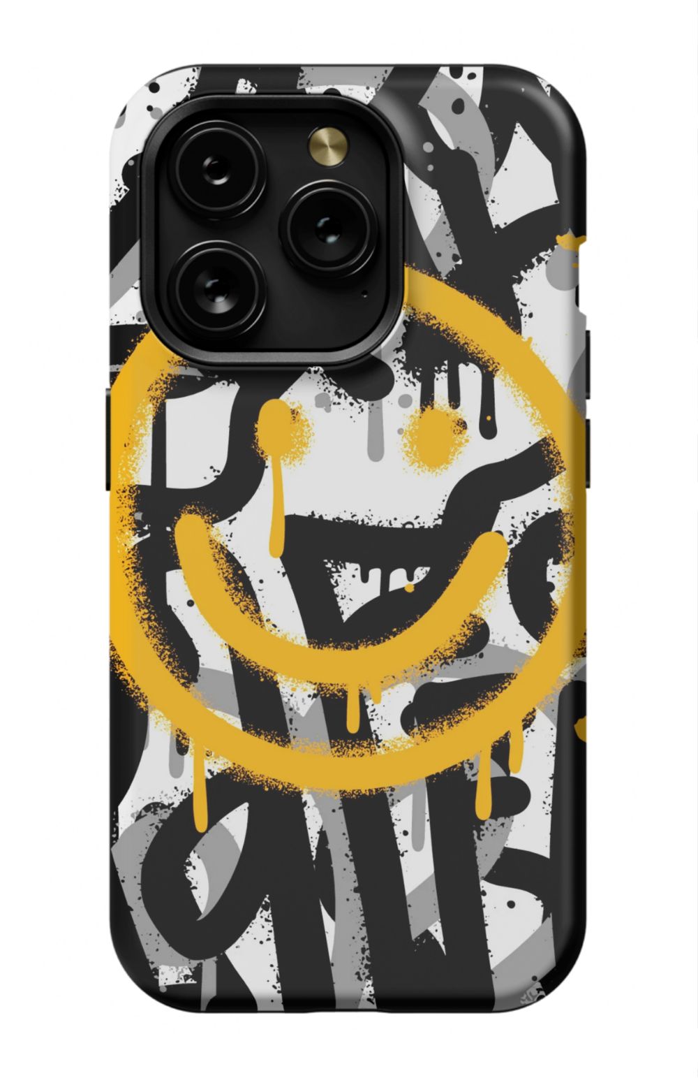 Sprayed Smiley Graffiti Phone Case - B7Cases