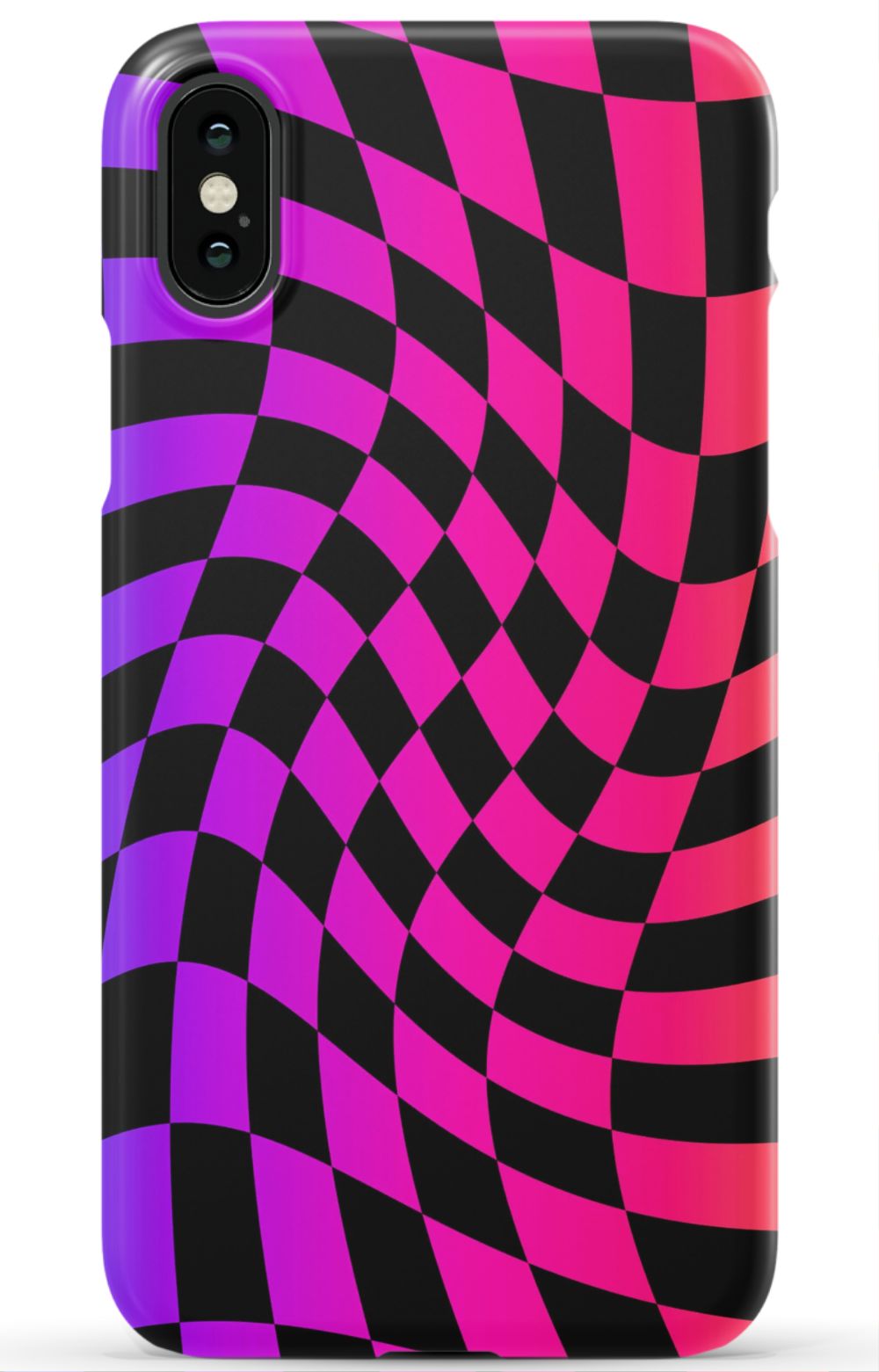 Wavy Checkers Phone Case - B7Cases