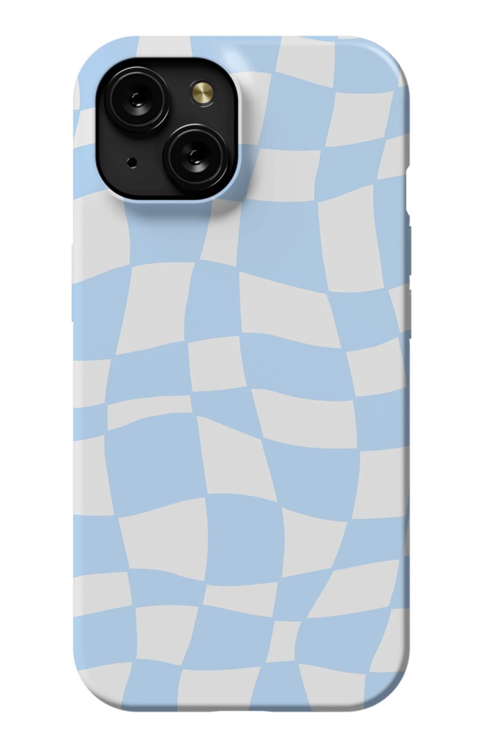 Light Blue Checkered Phone Case - B7Cases