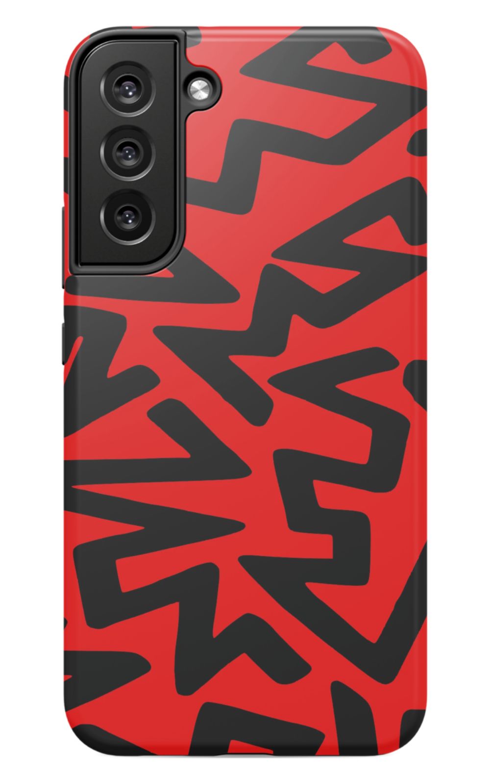 Red Abstract Shapes Phone Case - B7Cases