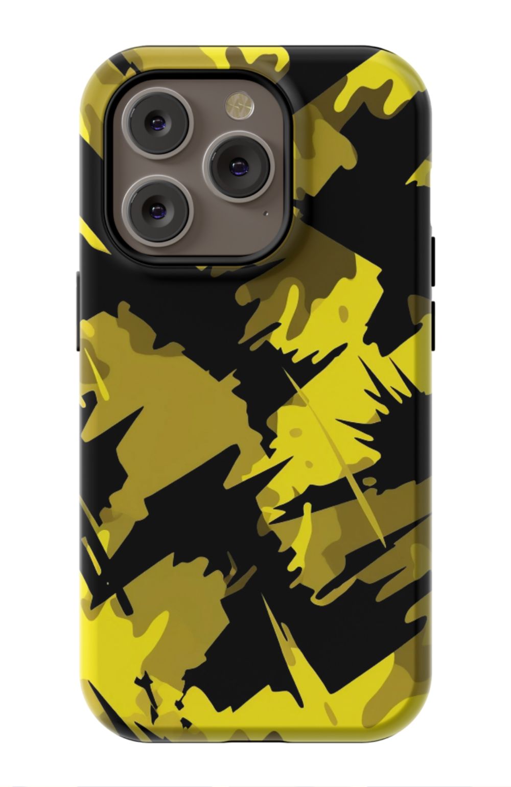 Yellow Blazing Camo Phone Case - B7Cases