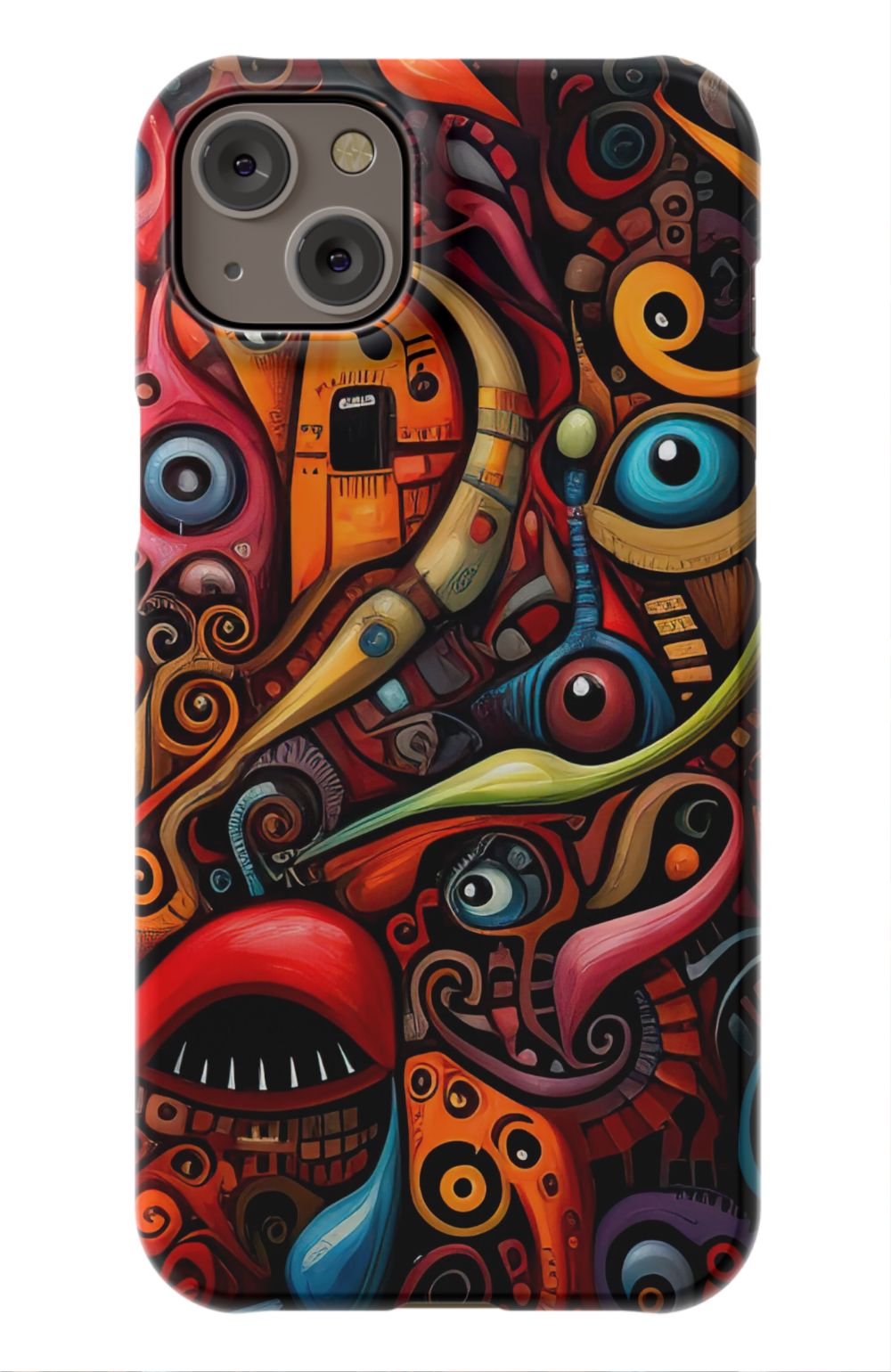 Psychedelic Eyes Graffiti Phone Case - B7Cases