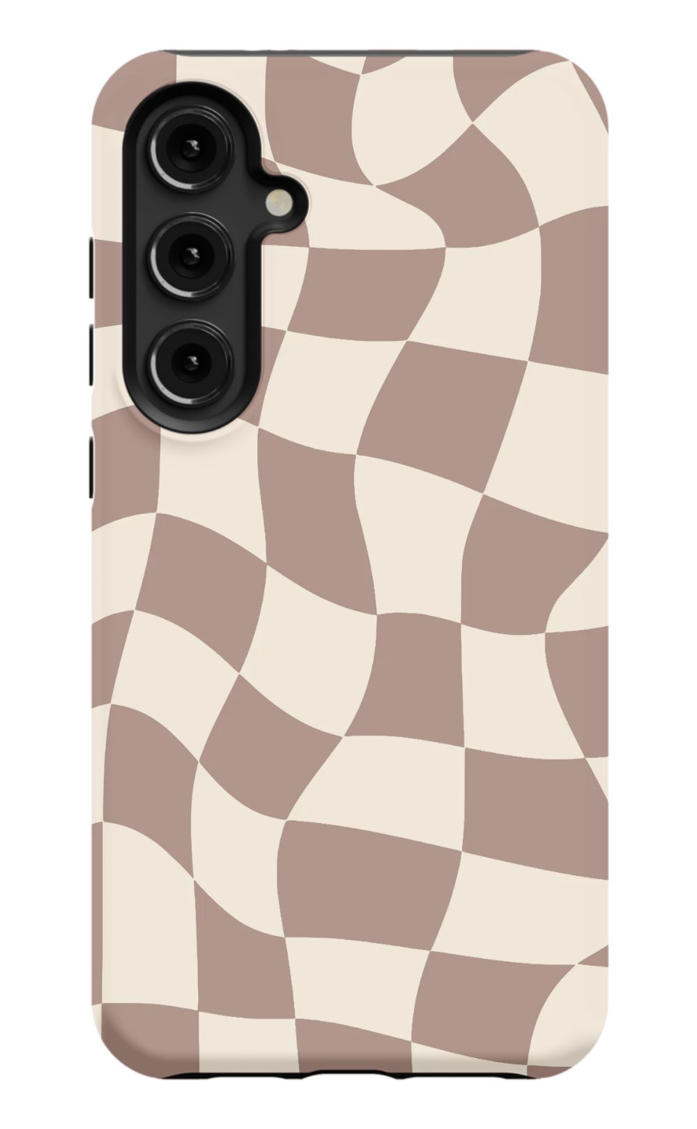 Light Brown Checkered Phone Case - B7Cases