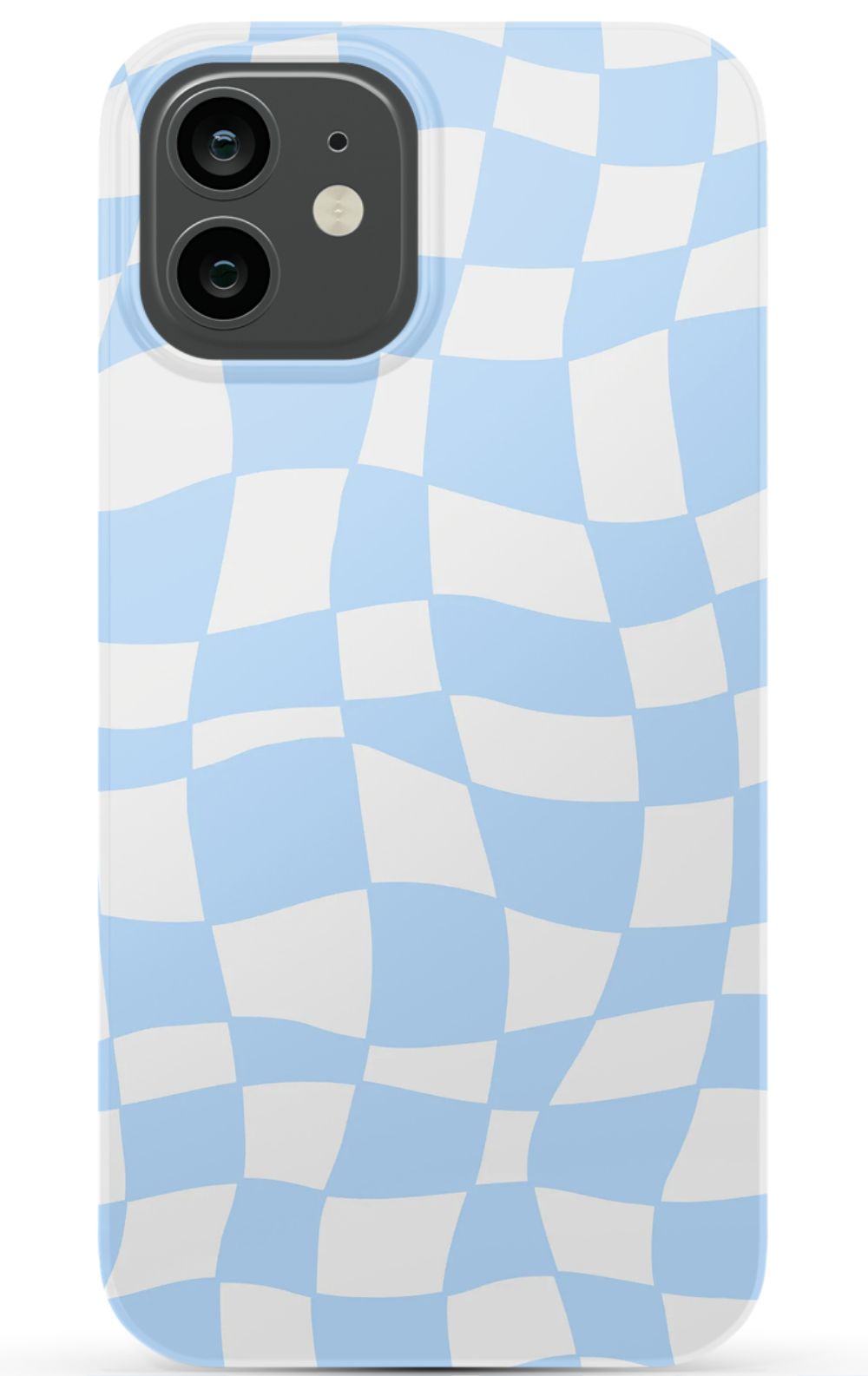 Light Blue Checkered Phone Case - B7Cases