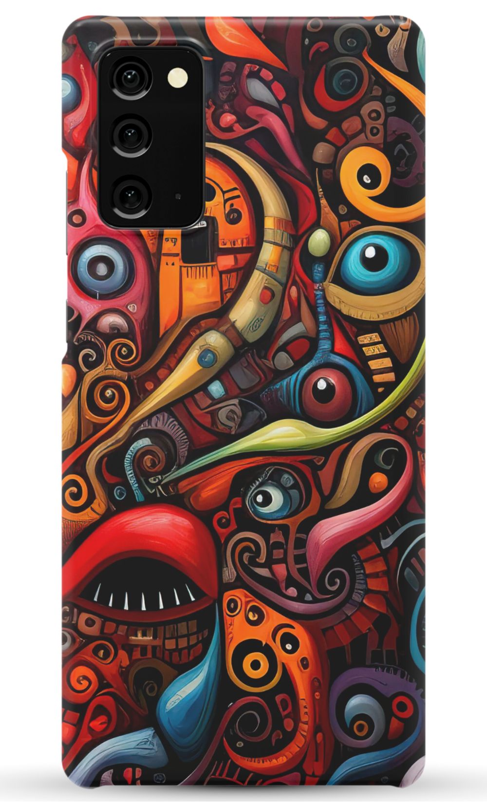 Psychedelic Eyes Graffiti Phone Case - B7Cases