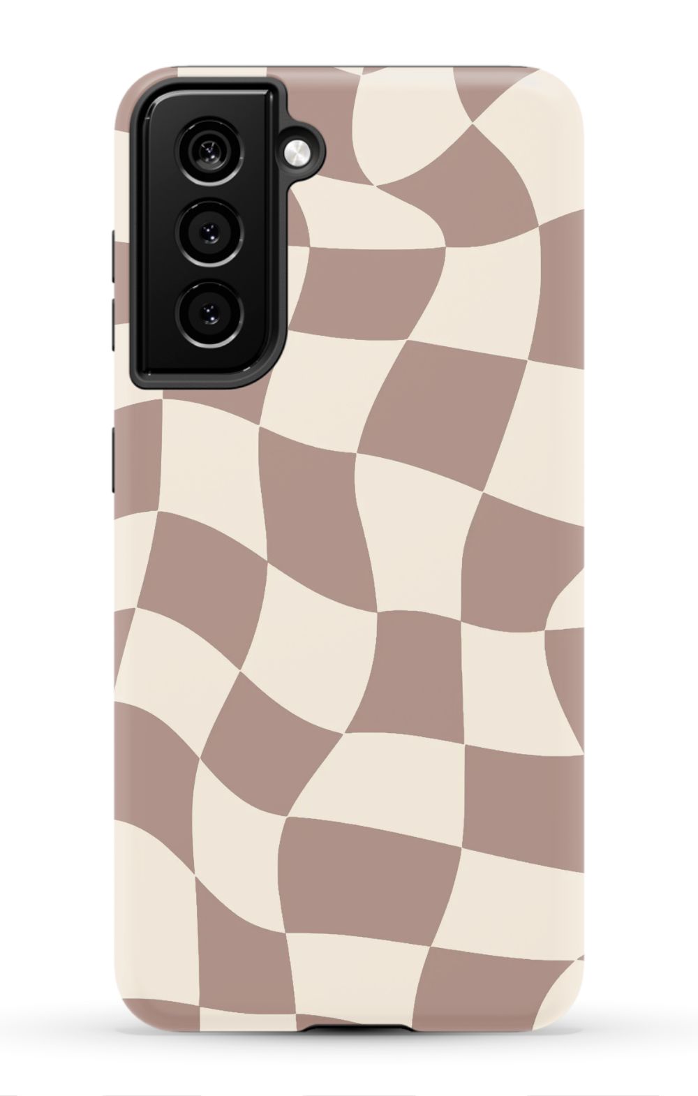 Light Brown Checkered Phone Case - B7Cases