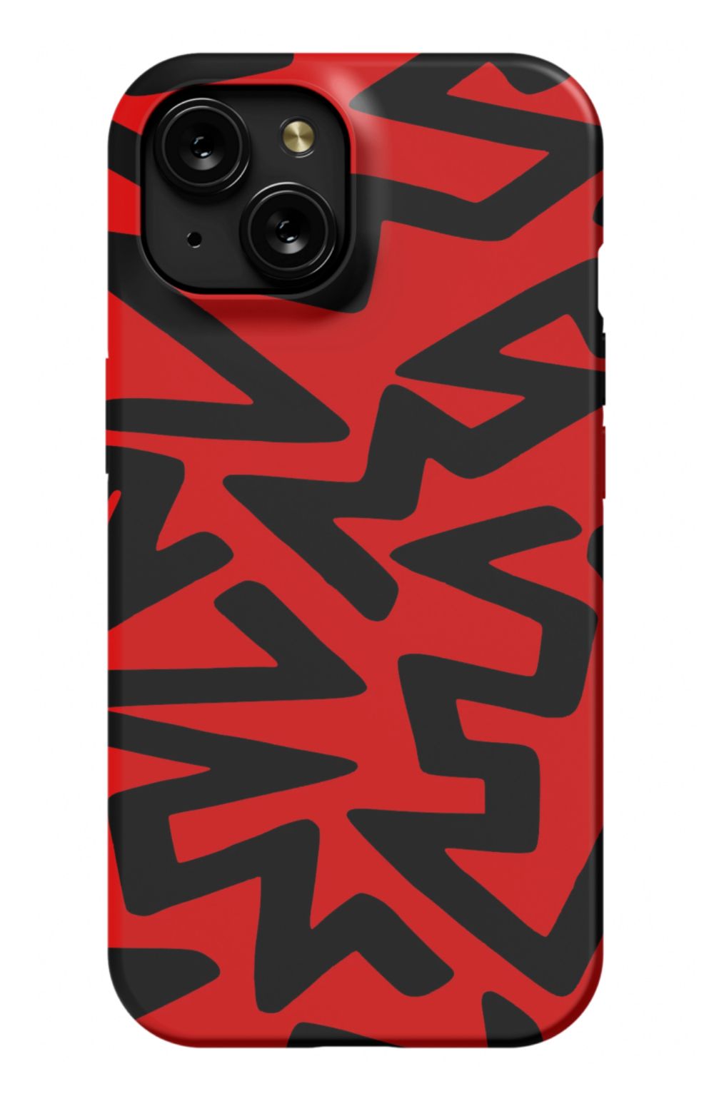 Red Abstract Shapes Phone Case - B7Cases