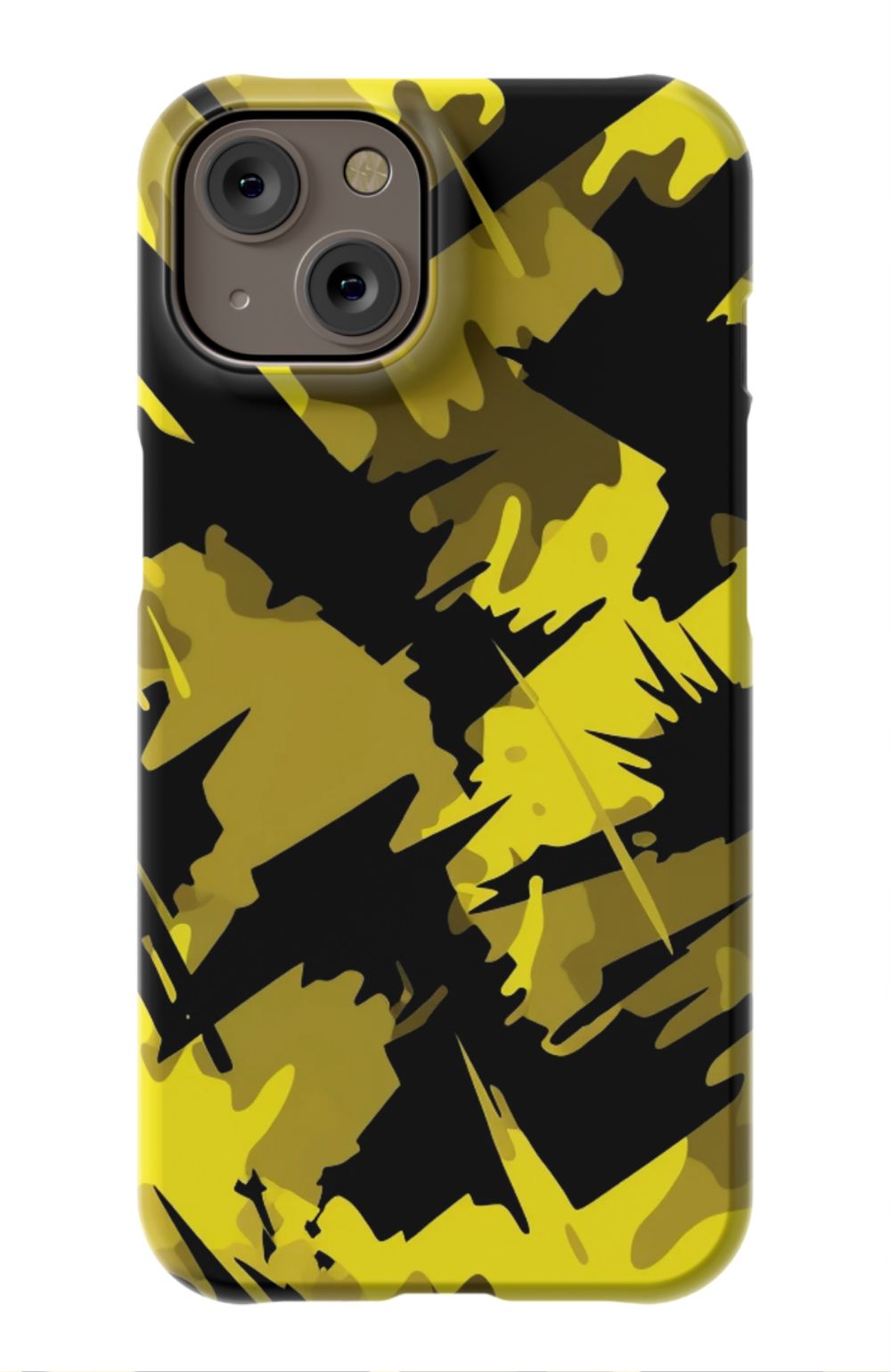 Yellow Blazing Camo Phone Case - B7Cases