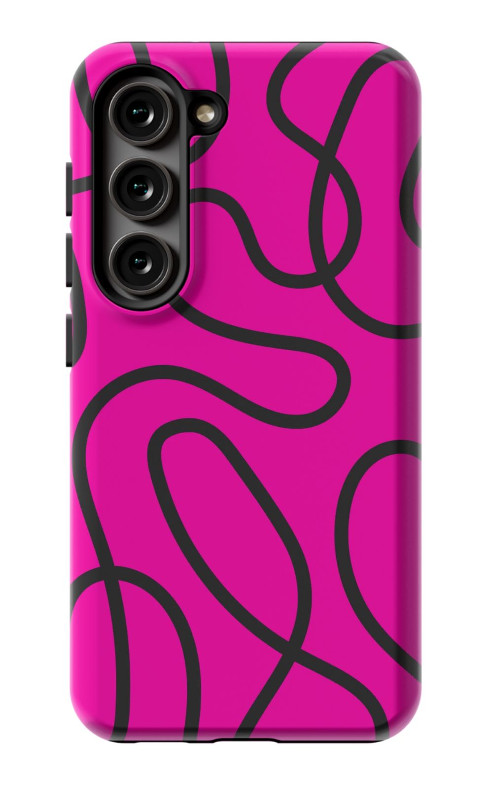 Pink Abstract Squiggles Phone Case - B7Cases