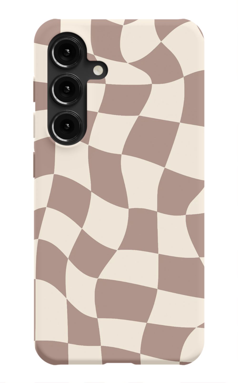 Light Brown Checkered Phone Case - B7Cases