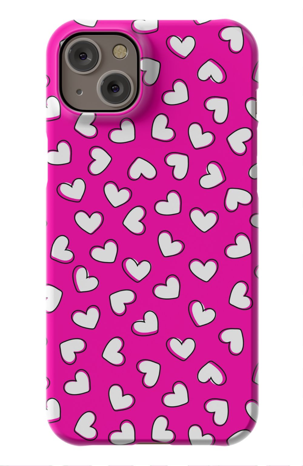 Pink Euphoria Hearts Phone Case - B7Cases
