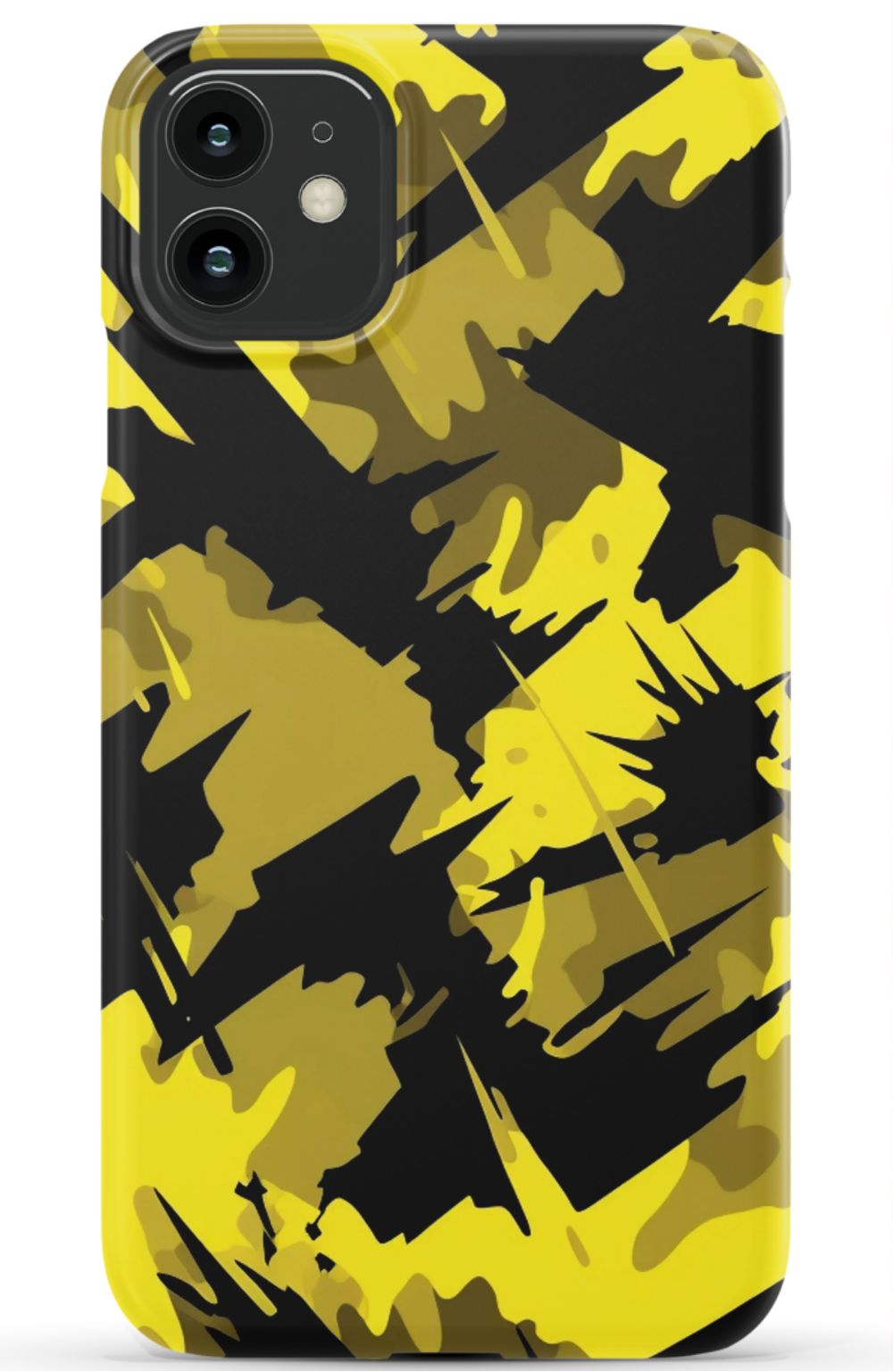 Yellow Blazing Camo Phone Case - B7Cases