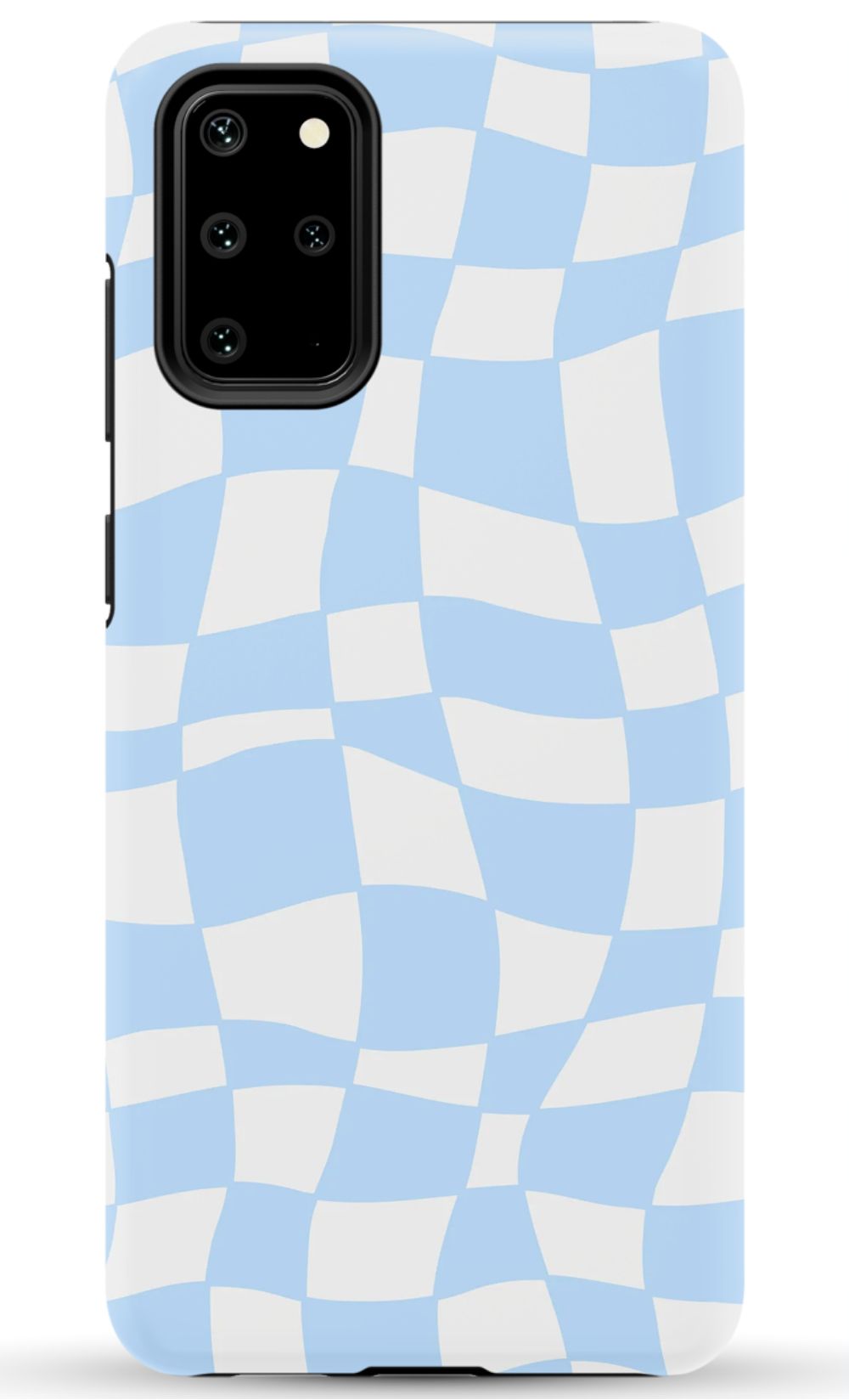 Light Blue Checkered Phone Case - B7Cases