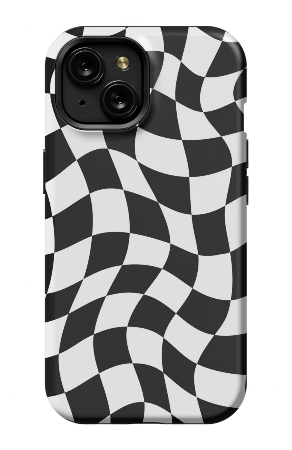 Black White Checkered Phone Case - B7Cases