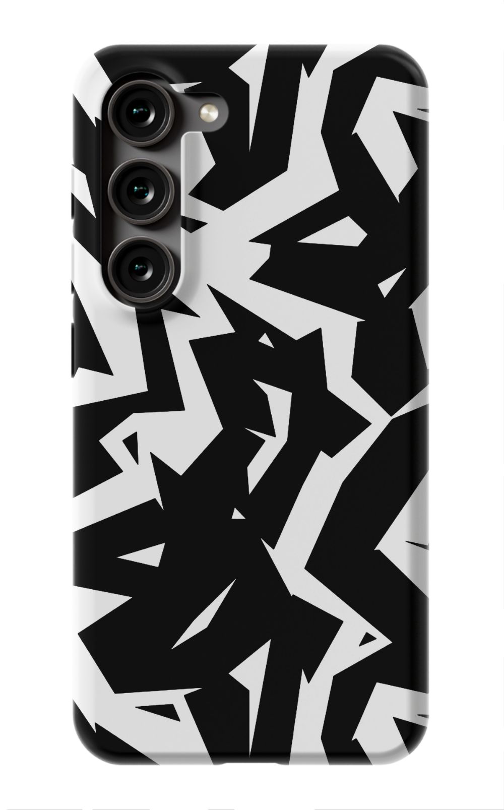 Black White Fragments Phone Case - B7Cases