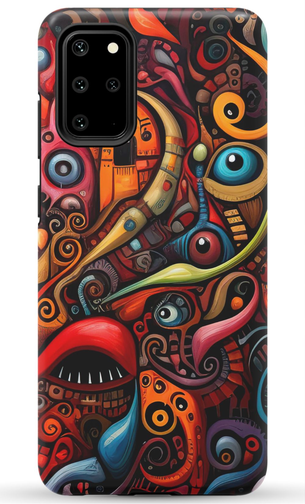 Psychedelic Eyes Graffiti Phone Case - B7Cases