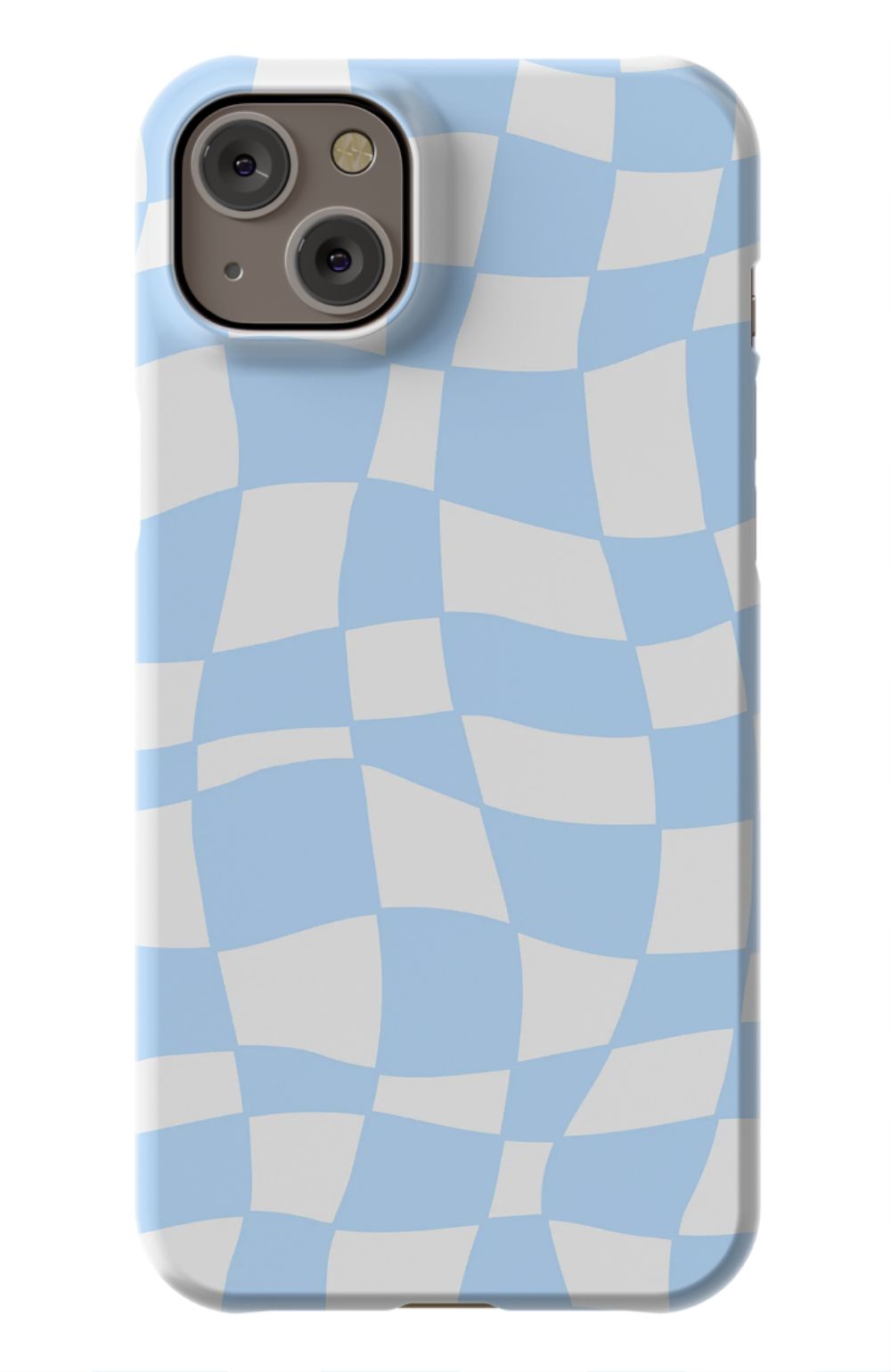 Light Blue Checkered Phone Case - B7Cases