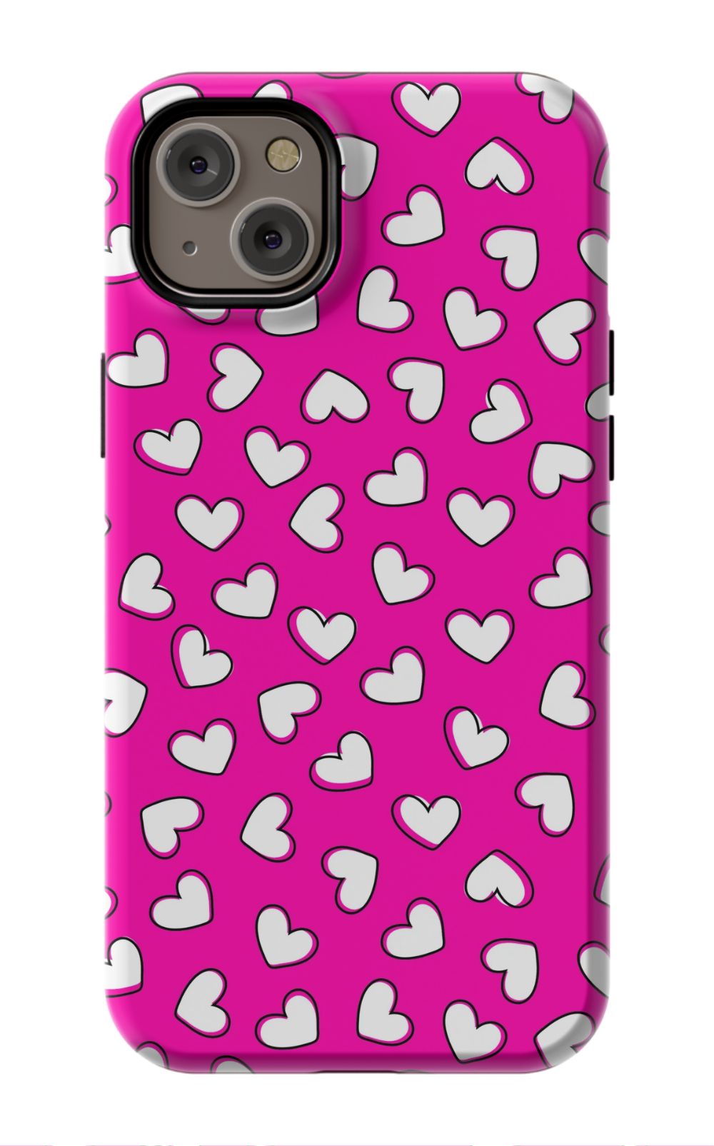 Pink Euphoria Hearts Phone Case - B7Cases