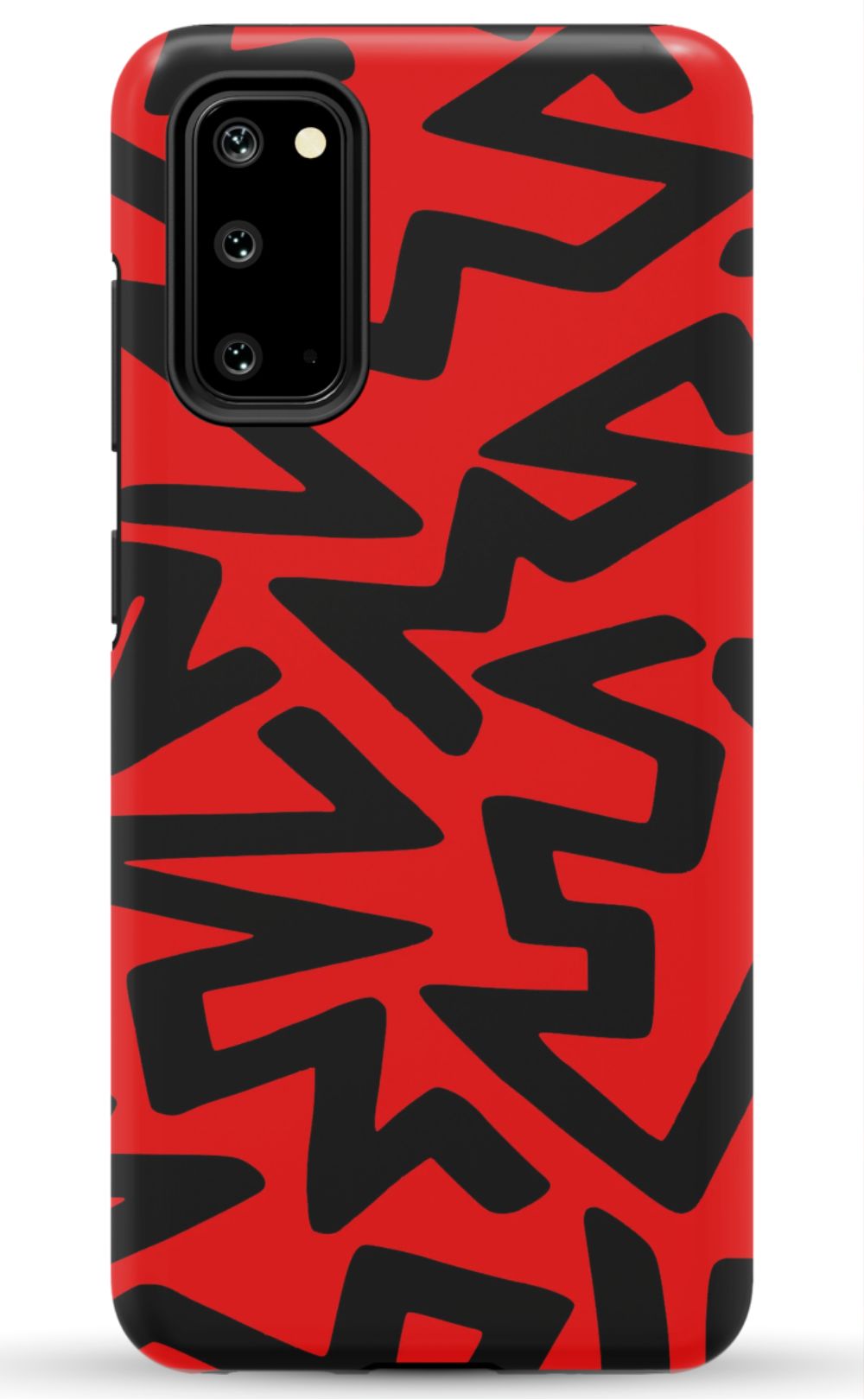 Red Abstract Shapes Phone Case - B7Cases