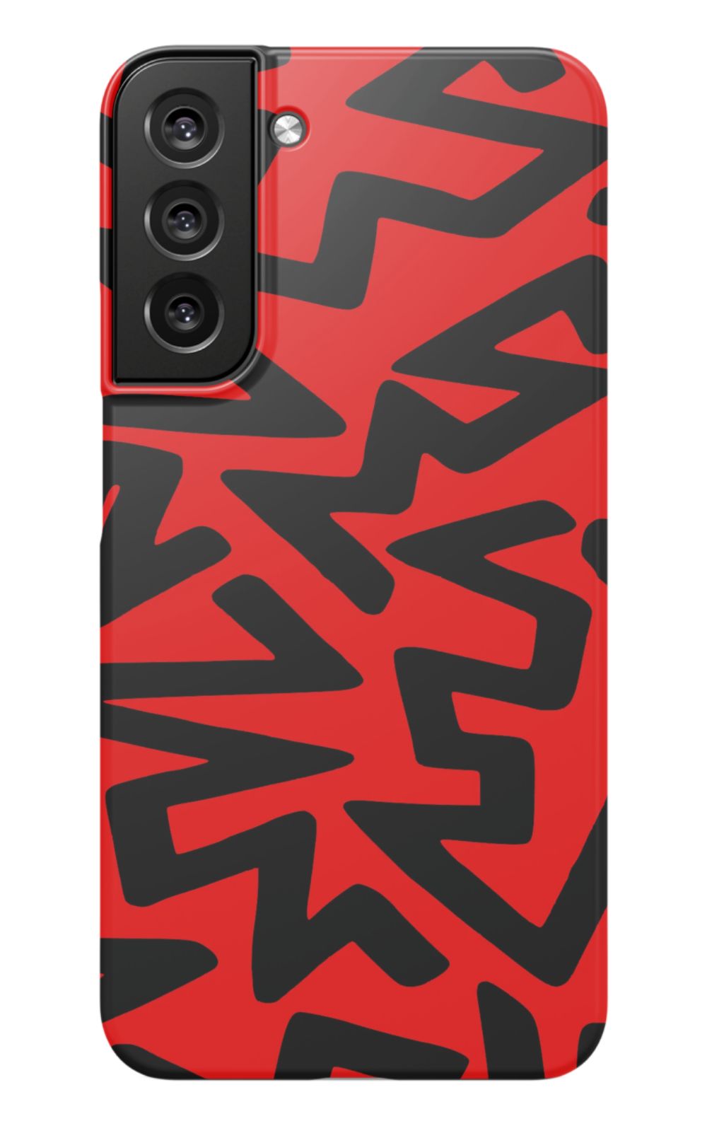 Red Abstract Shapes Phone Case - B7Cases