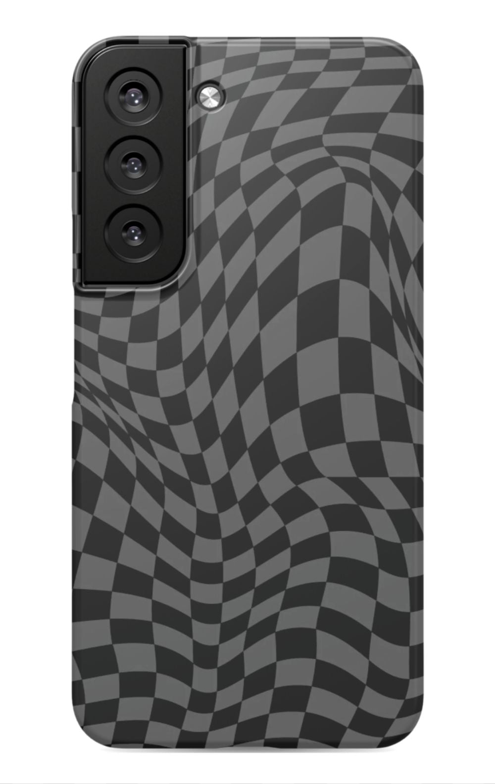 Gray Distorted Checkered Phone Case - B7Cases