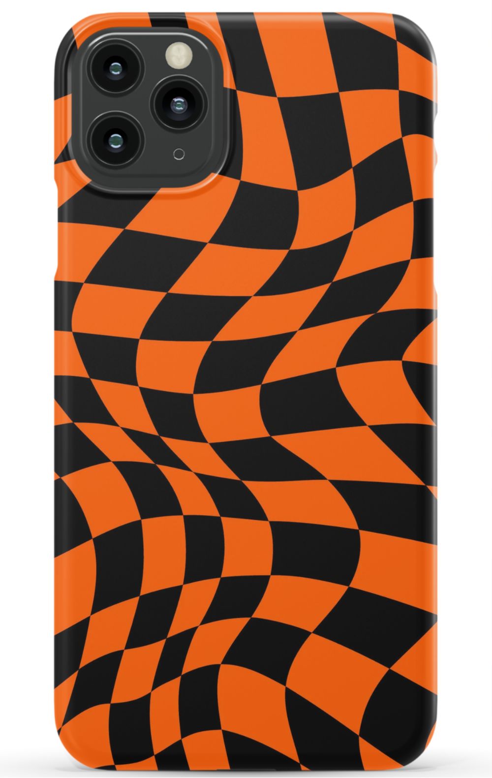 Orange Black Checkered Phone Case - B7Cases