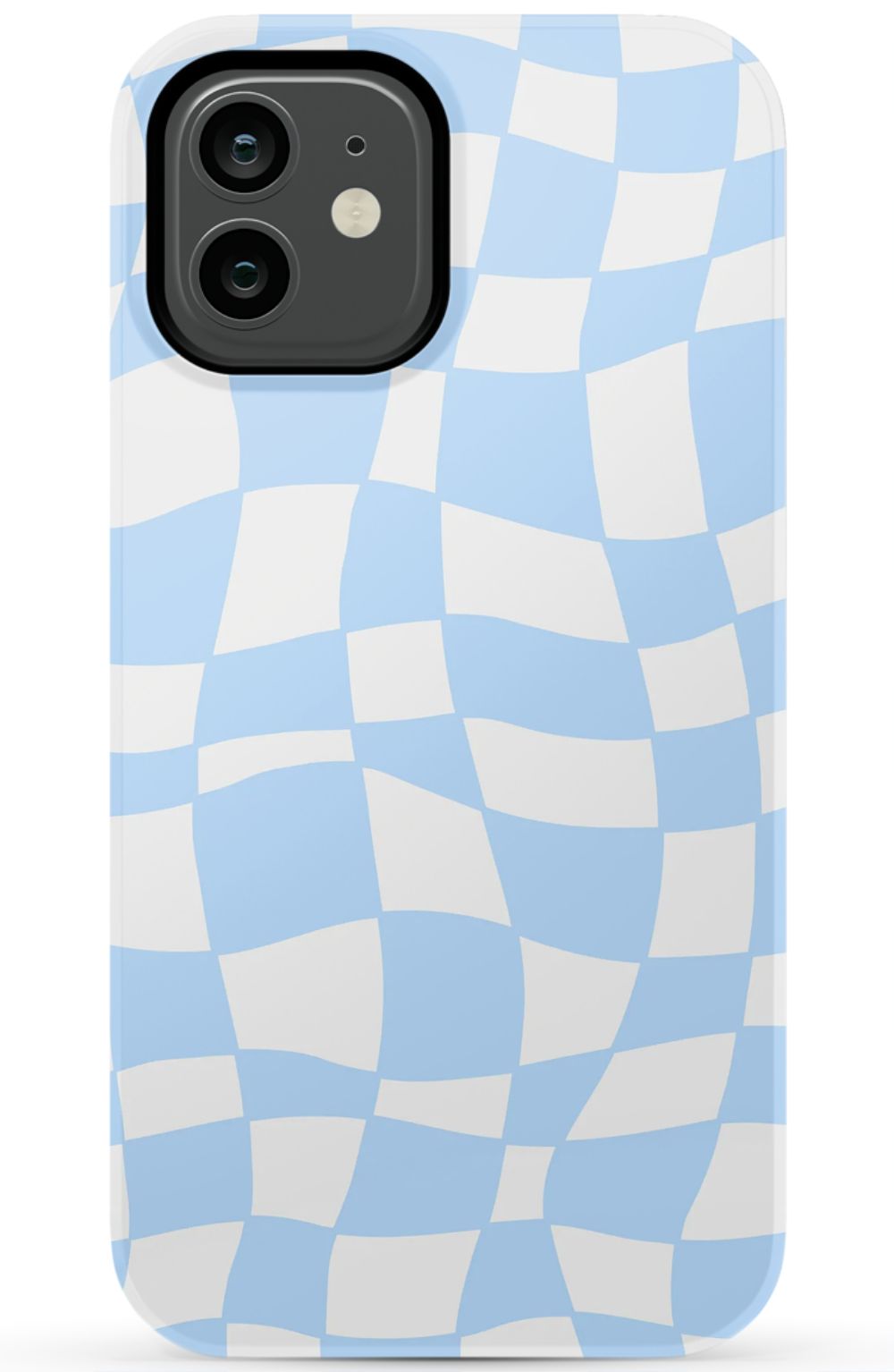 Light Blue Checkered Phone Case - B7Cases