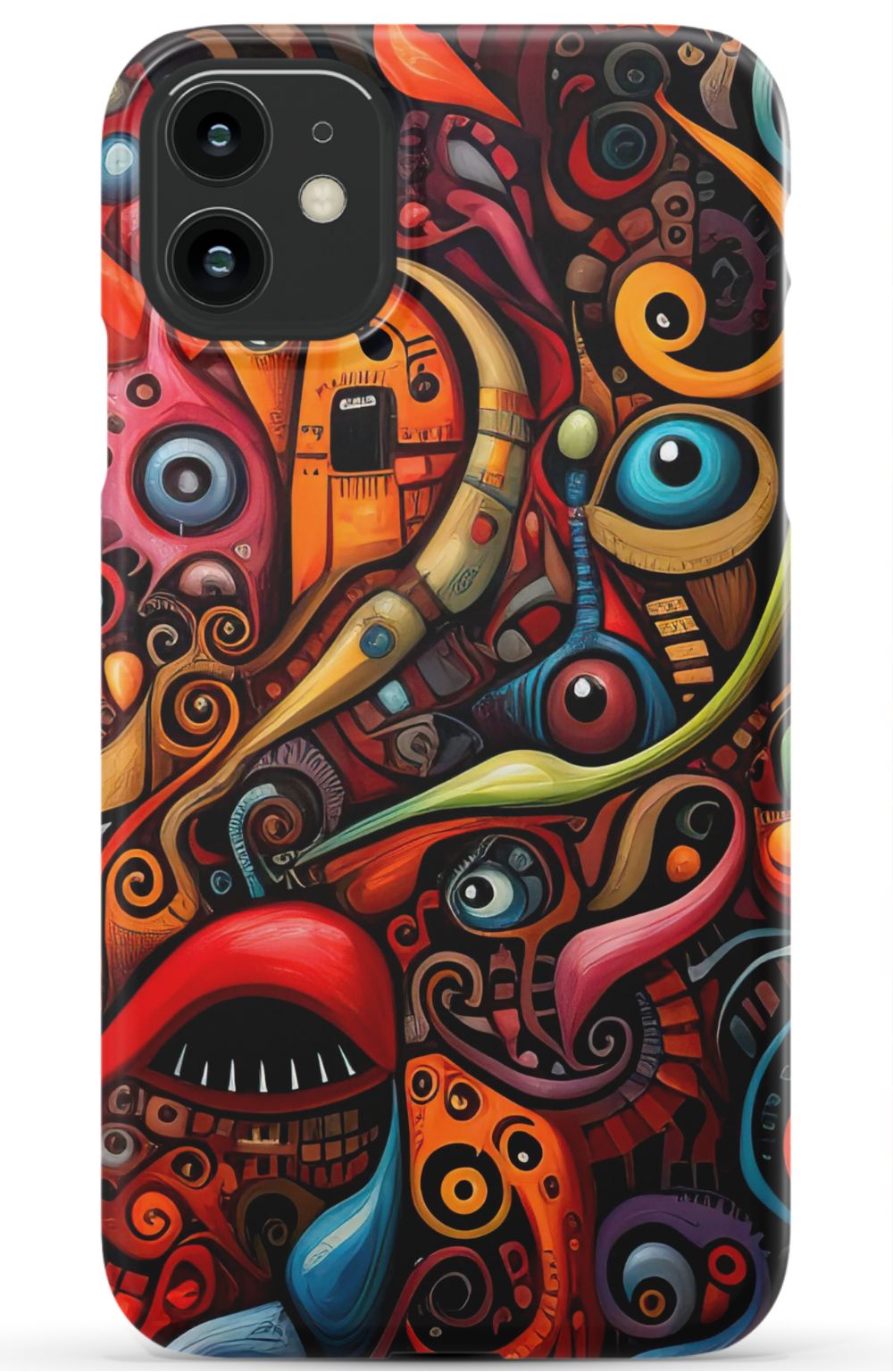 Psychedelic Eyes Graffiti Phone Case - B7Cases