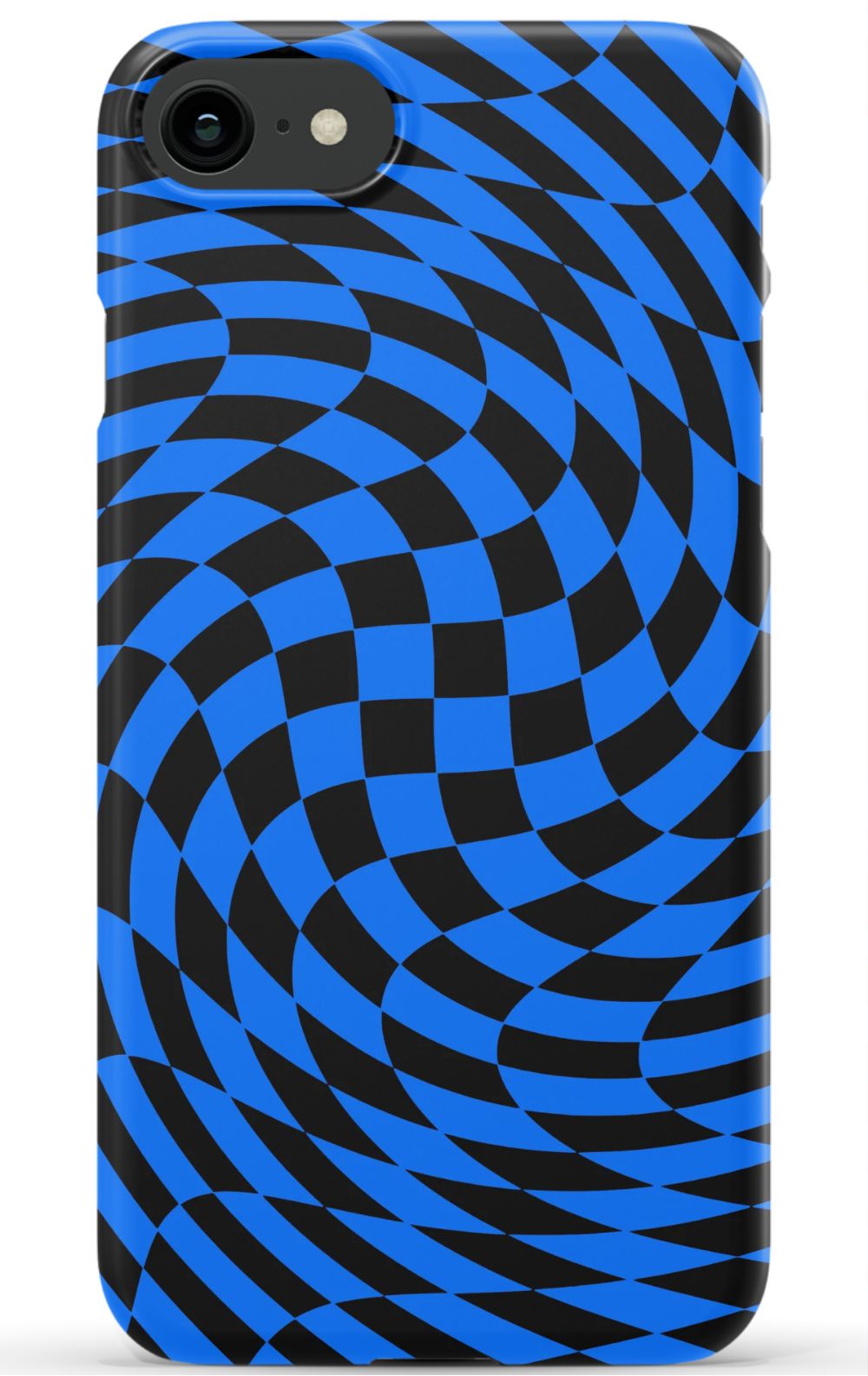 Twisted Blue Checkered Phone Case - B7Cases